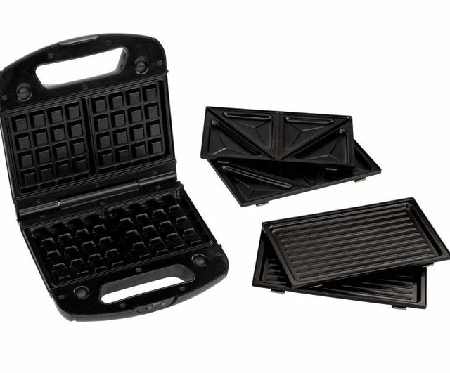 SEVERIN Sandwich-Toaster, 3-in-1 Funktion (Sandwich-, Grill-, Waffelplatte)