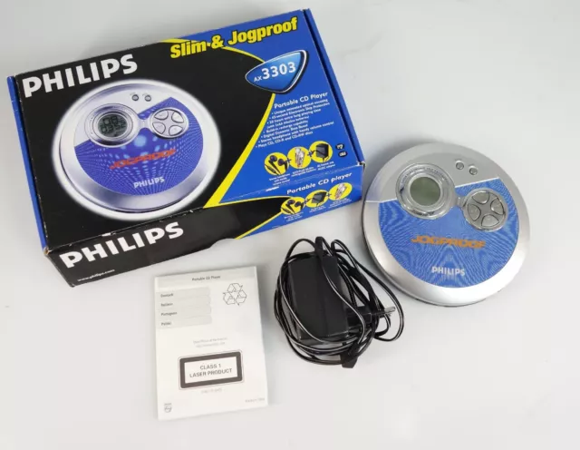 Philips Ax 3303 Discman Portable Cd Player Cd Walkman Im Originalkarton ++