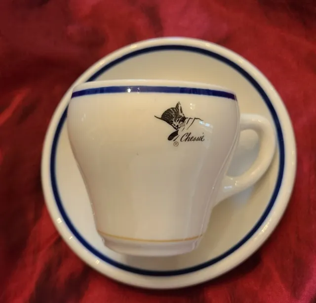 Chessie C & O RR Coffee Cup & Saucer By Syracuse