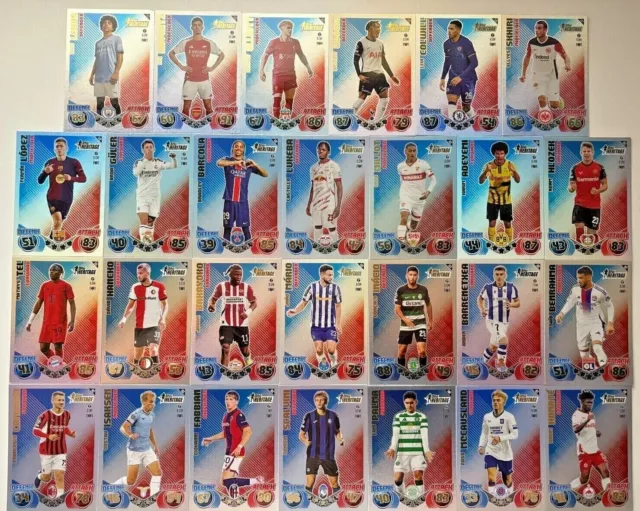 TOPPS MATCH ATTAX 24/25 Champions League 2024/2025 Choose Heritage