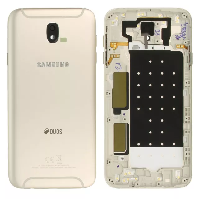 Samsung GH82-14448C Akkudeckel Deckel für Galaxy J7 J730F 2017 Duos + Gold Neu