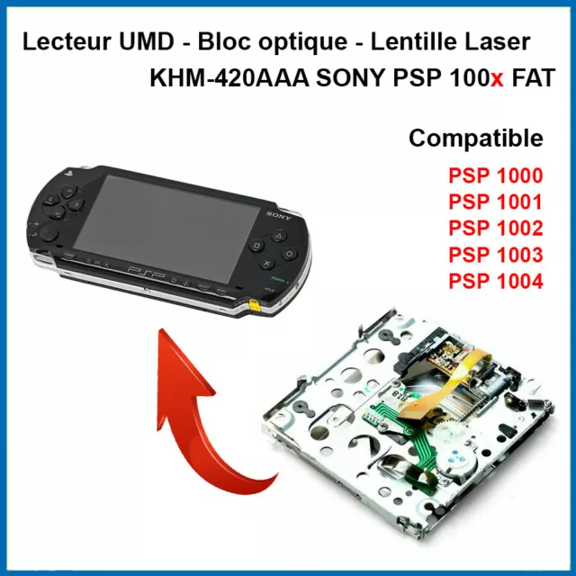 Lecteur Jeux UMD - Bloc Optique Sony PSP 1000 - 1004 KHM-420AAA Lentille Complet