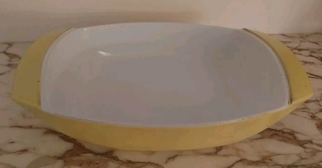 Plat à Four Le Creuset Ovale N°28 – émail Blanc – Vintage Made In France – Bon état