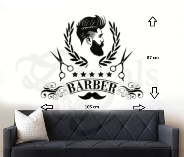 BarberShop Barber Wall Art/Window Sticker/Decal