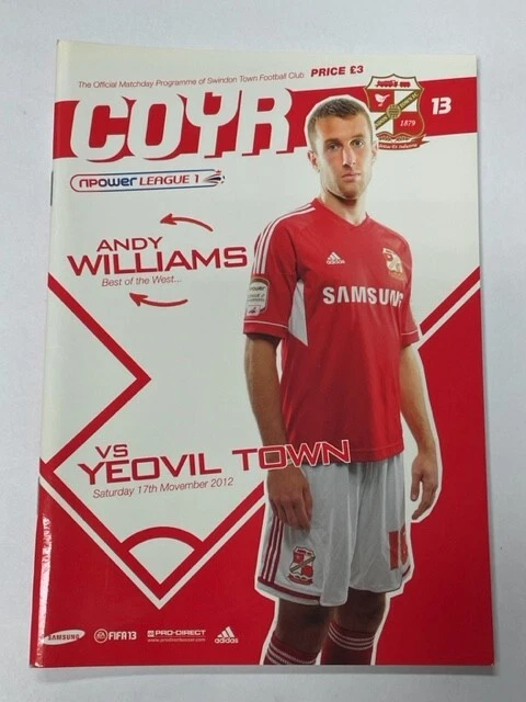 2012/13 Swindon Town V Yeovil Town 17-11-2012 League 1