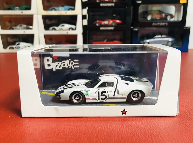 BIZARRE MODELS 1:43 BZ282 Ford GT40 FRANCE #15 Ligier/Grossman LM66 ...