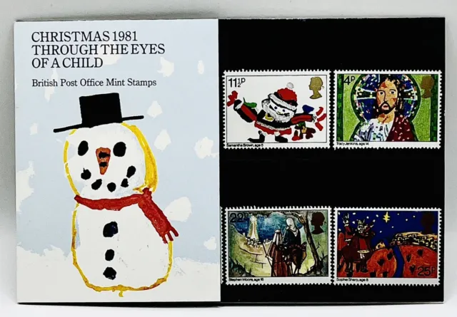 1981 Royal Mail GB Christmas Presentation Pack No.130 MNH