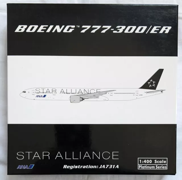 NEW STAR ALLIANCE ANA Boeing 777300ER 1400 scale Phoenix models (JA731A) £89.12 PicClick UK
