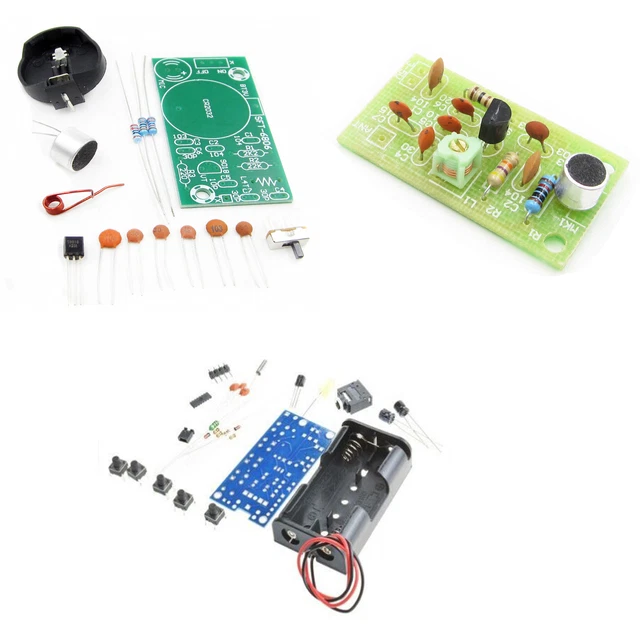 RADIO RECEIVER MODULE Frequency Modulation Wireless Microphone PCB DIY ...