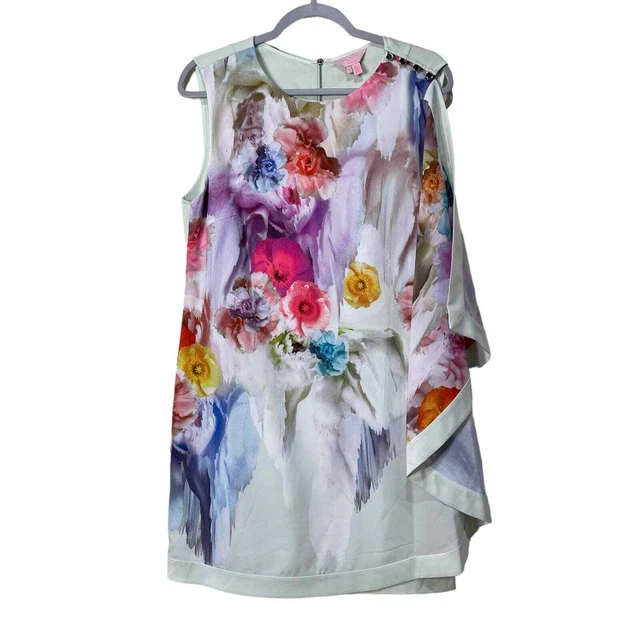 NEW TED BAKER Sugar Plum jacquard dress sz 3 UK 12 95.00