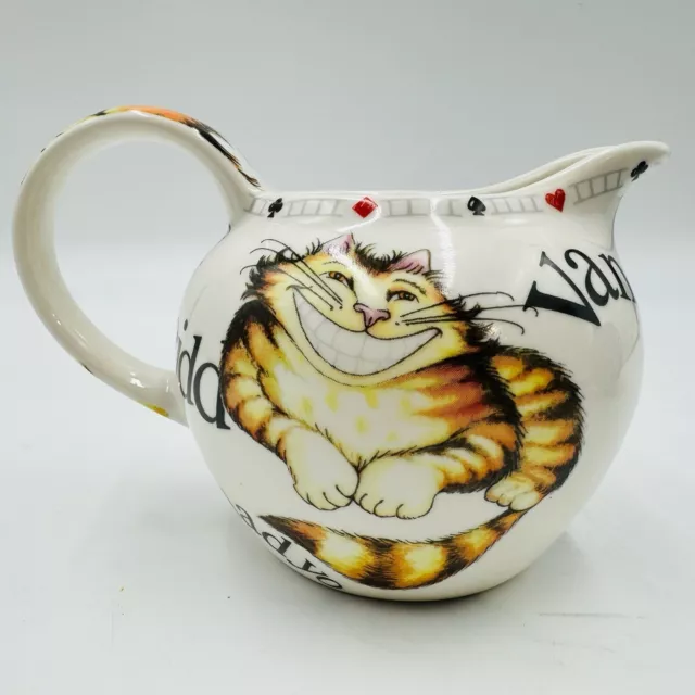 Alice in Wonderland Cheshire Cat 2008 Cardew Design Mad Hatter Tea Party Creamer