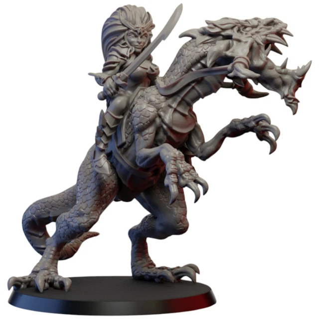 5 Chevaliers Sur Sang Froid Elfes Noirs Warhammer Old World - Metal OOP