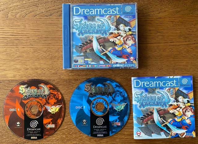 SKIES OF ARCADIA Sega Dreamcast PAL Complete With Manual