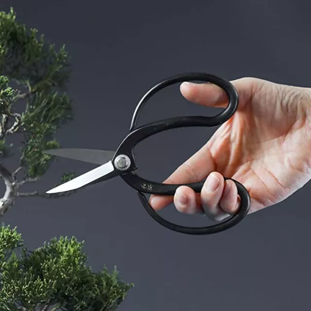 Bonsai Scissors Made in Japan 7inch(180mm), Japanese Bonsai Garden Tools, Sasami