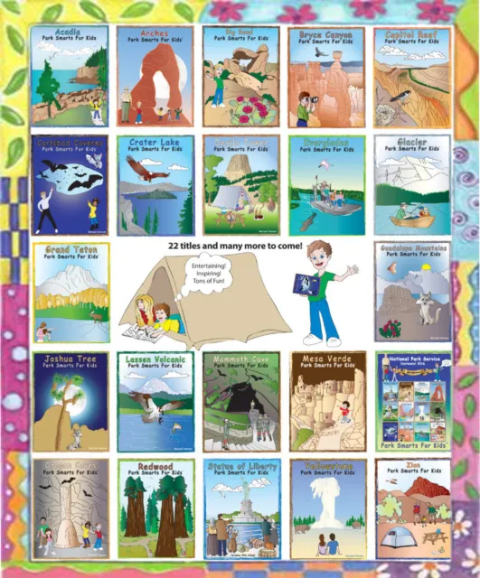 kulaBrands(tm) Park Smarts For Kids - USA National Parks Educate/Teaching Books