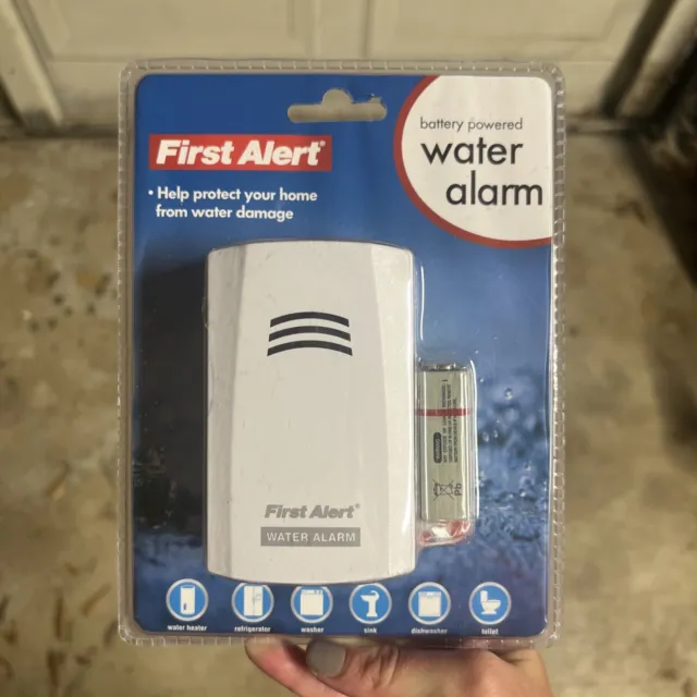 First Alert WA100 alarma de agua a batería totalmente nueva sin abrir sellada