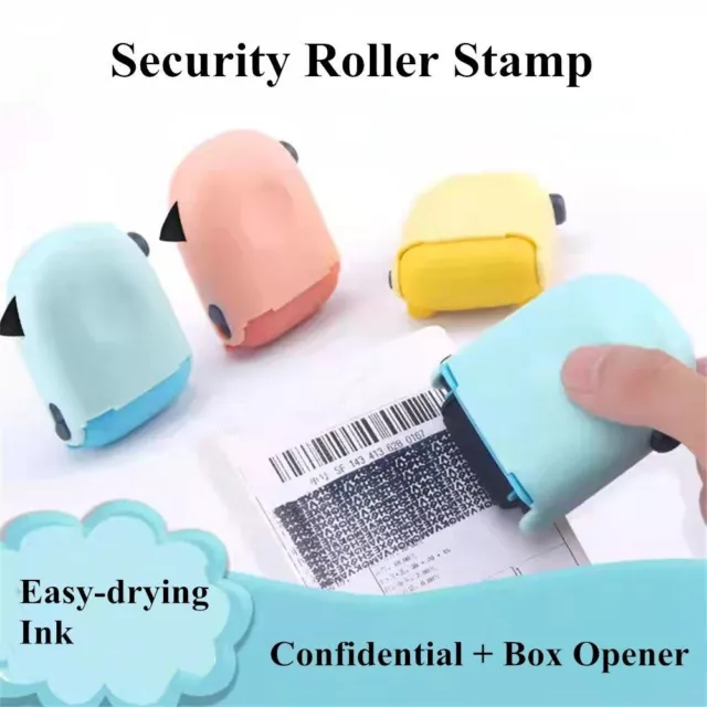 Security Roller Stamp Privacy Cover Stamp Theft Protect Privacy Seal Roller