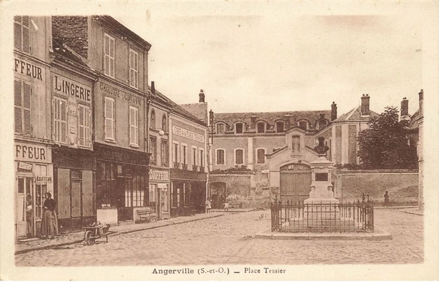 91 Angerville #26767 Place Tessier Charcuterie Lingerie Coiffeur Commerces