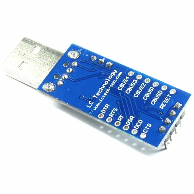 LC Technology FT232RL Breakout Usb-A Module LC-TTL-FT232 Arduino Flux Workshop 3