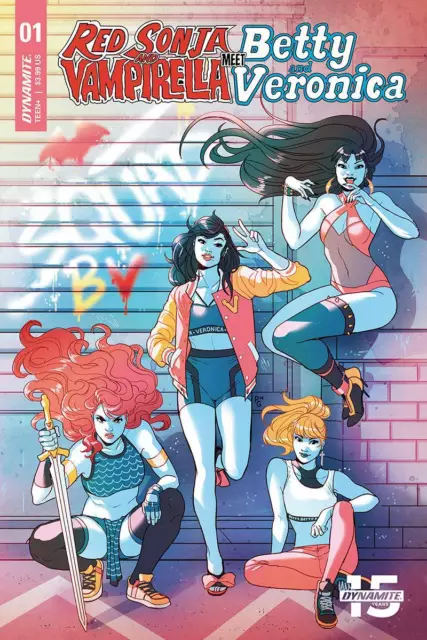 Red Sonja Vampirella Betty Veronica #1 Ganucheau Variant Dynamite Comics