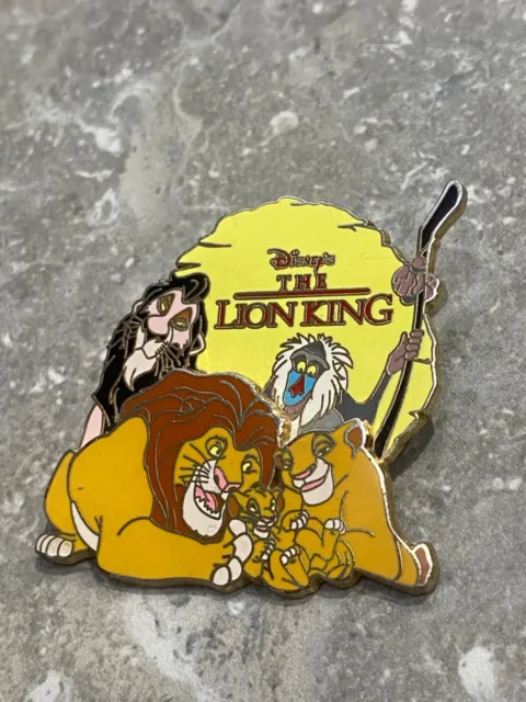 Disney Pin Badge Lion King Family Collection Scar Rafiki Mufasa Simba & Sarabi