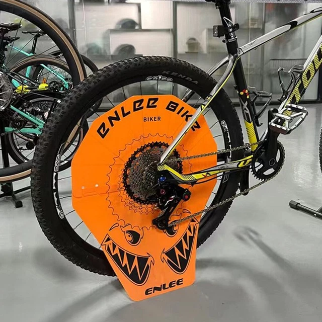 Boîte De Nettoyage Chaîne Vélo – Anti-Éclaboussures, Avec Brosse – Matière ABS – Pour VTT, Route, Ville