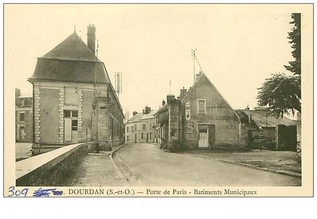 91.DOURDAN.n°133.PORTE DE PARIS.BATIMENTS MUNICIPAUX