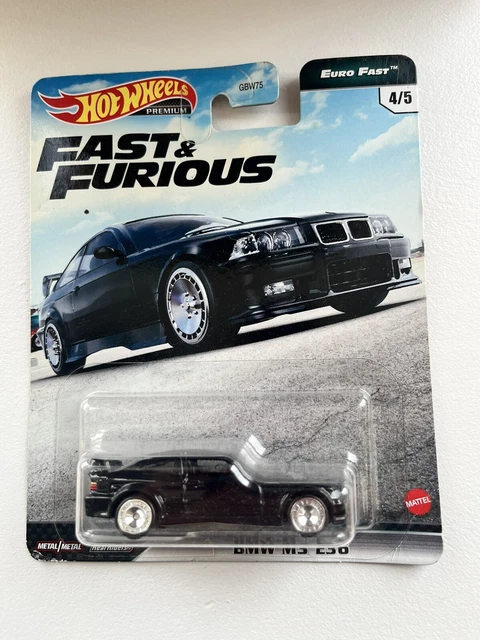 Hot Wheels Fast & Furious BMW M3 E36 Euro Fast 4/5 – 1:64 Scale Premium Die-Cast Car (2020 Edition)