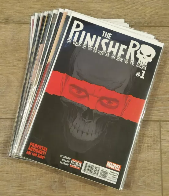 The Punisher #1-17 Complete | 17 Book Lot |2016 Marvel Comics( Cloonan ) NM