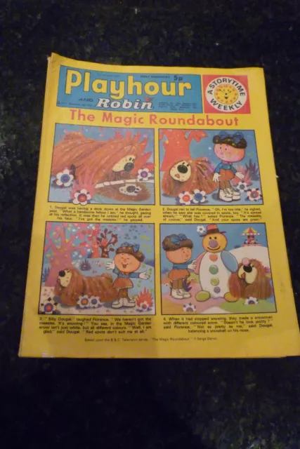 PLAYHOUR & ROBIN - (1973) - Date 06/01/1973 - Inc "The Magic Roundabout"