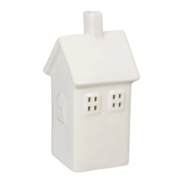Photophore / Veilleuse Haviland Louveciennes – Porcelaine Blanche, Décor Rose – Occasion
