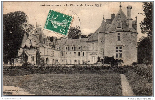 58 COSNE - Aux environs, le CHATEAU du rezcau