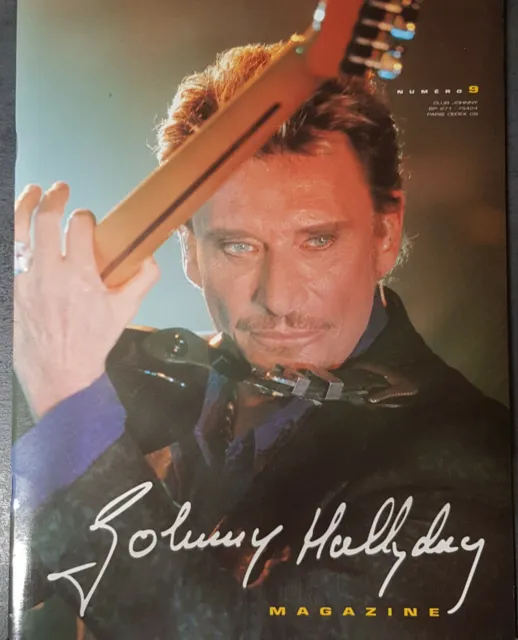 Magazine n° 9 spécial Photos   - revue du Club JOHNNY HALLYDAY - Cv n° 3 - 2000