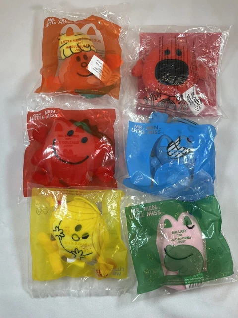 Lot De 7 Figurines Bully Mr Men & Little Miss Vintage 80's - Rares Monsieur Madame