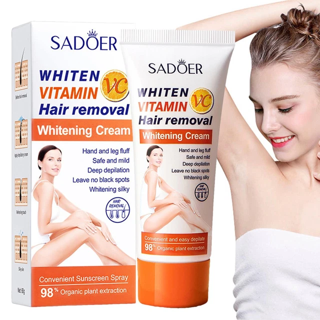 Vitamin C Depilatory Cream Painless Permanent Hair Removal Cream Bikini Area