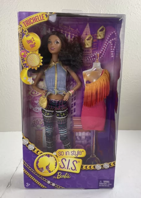 Trichelle So In Style S.I.S Day 2 nite 2013 Barbie Doll New Sealed Rare