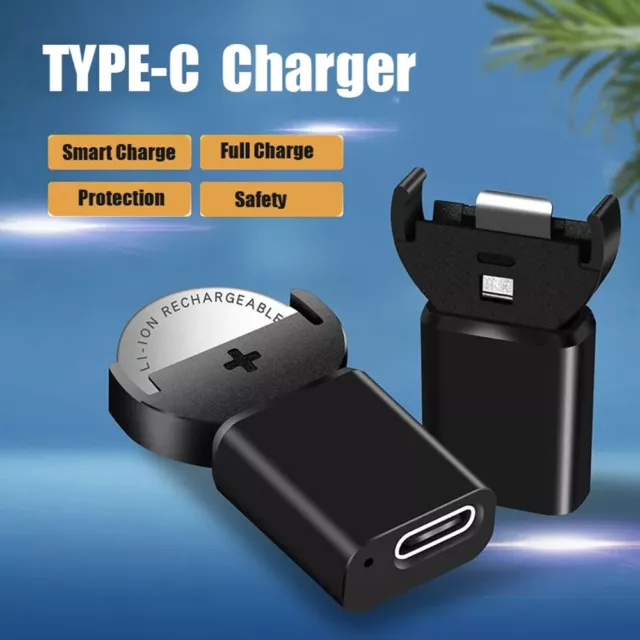 USB Button Battery Charger Type-c For LIR2032、LIR1632、LIR2025、LIR2016 Batteries