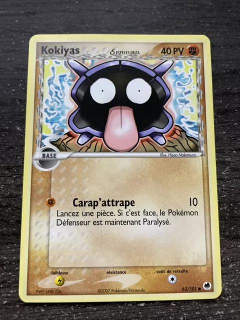 Kokiyas Commune - Pokemon 63/101 Ex Ile Des Dragons Neuf Fr