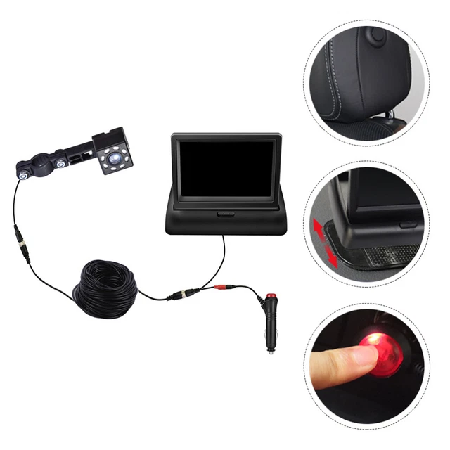 1 pc caméra de vue arrière de voiture universelle accessoire de caméra de vue