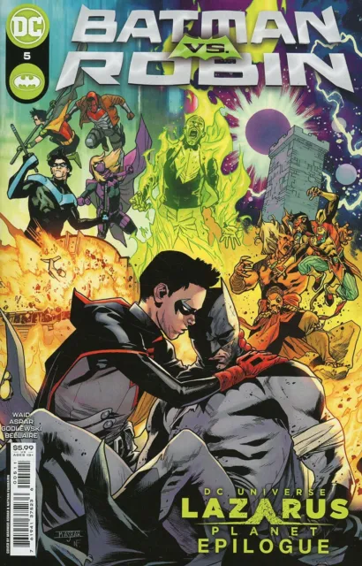 Batman vs. Robin #5 2023 Unread Mahmud Asrar Main Cover DC Mark Waid