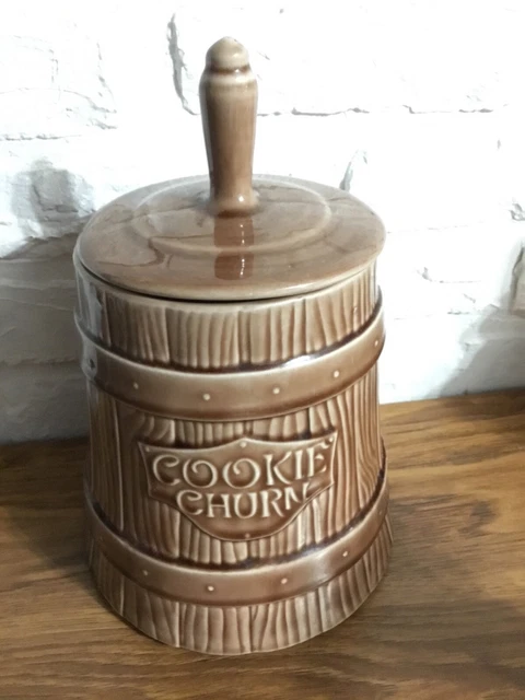 VINTAGE MCCOY BUTTER Churn Cookie Jar $24.99 - PicClick