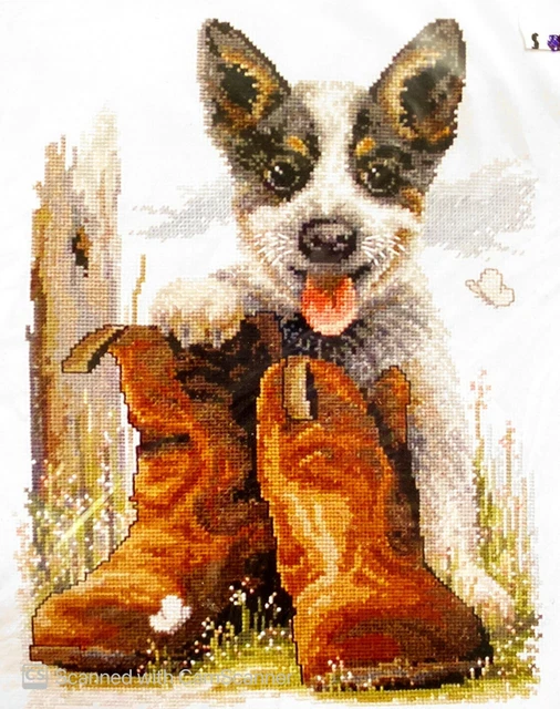 COUNTRY THREADS (SEMCO) BLUEY’S BOOTS Counted Cross Stitch Kit Australian 39.95 PicClick AU