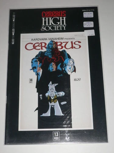Cerebus High Society #13 VFNM Aardvark Vanaheim August Aug 1990