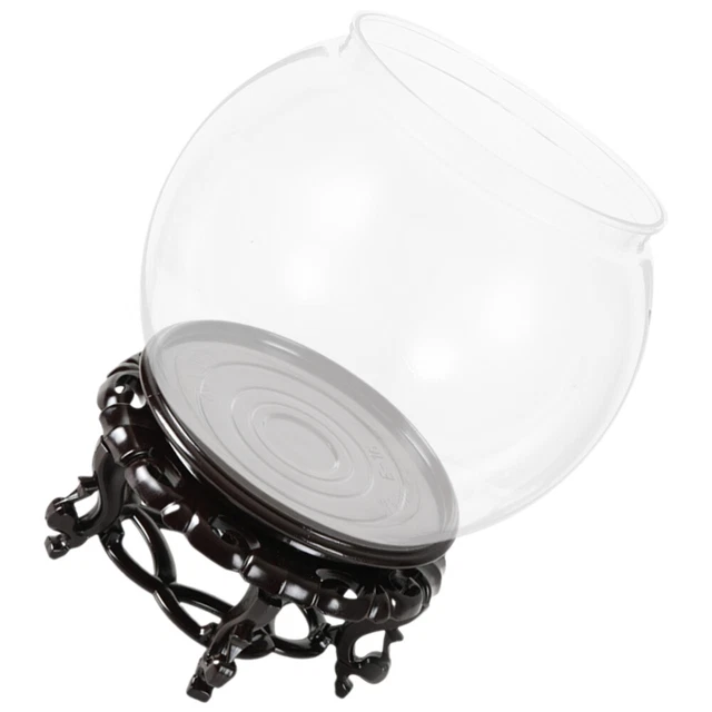 Fish Table Decoration Terrarium Round Fish Bowl Plant Decor Fish Tank