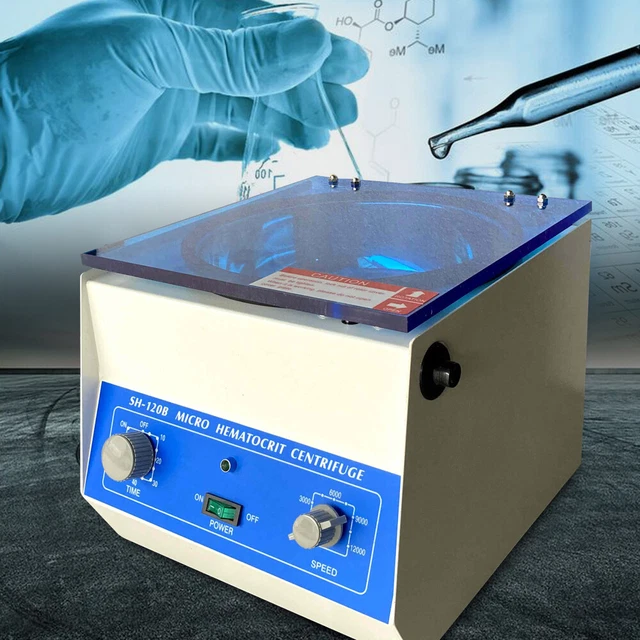 MICROHEMATOCRIT CENTRIFUGES LAB Centrifuge High-speed Hematocrit ...