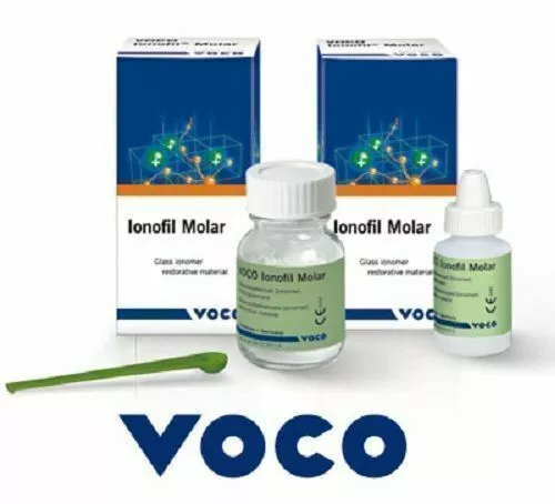 VOCO Ionofil Molar Verre Ionomère Matériau de restauration 15g Poudre et...