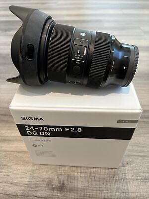 Sigma Art 24-70mm f/2.8 DG DN Zoom Lens (Sony E-mount) w/ Lens Hood - Excellent