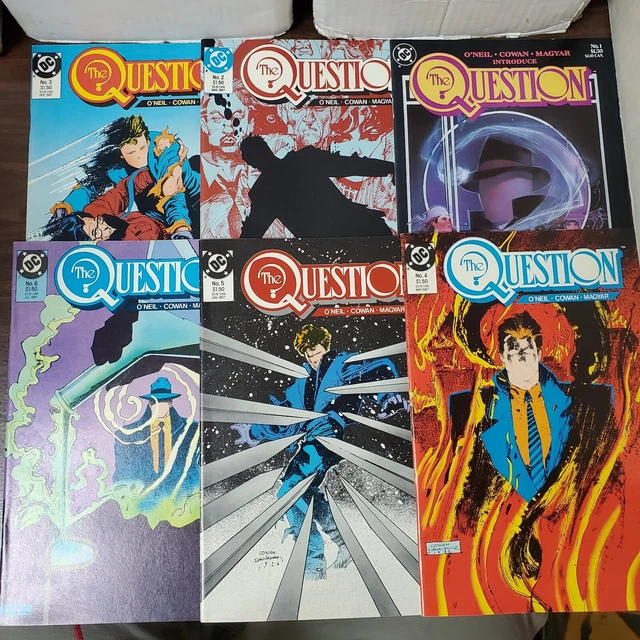 QUESTION 1 2 3 4 5 6 DENNY O'NEIL COWAN COMPLETE SET STORY LOT Zen and Violence