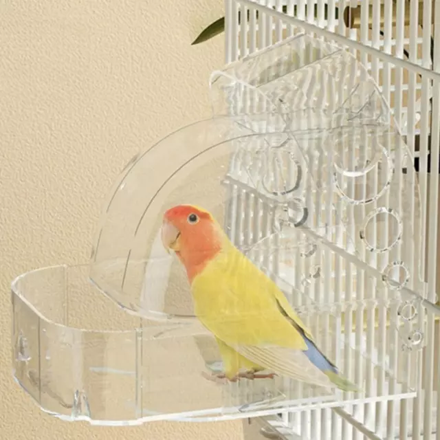 Grande boîte de bain pour oiseaux, baignoire pour perroquets, cage à oiseaux