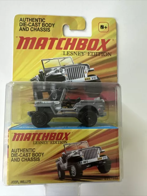 Matchbox 2010 Lesney Edition Jeep Willys Metal/Metal 1:64 scale